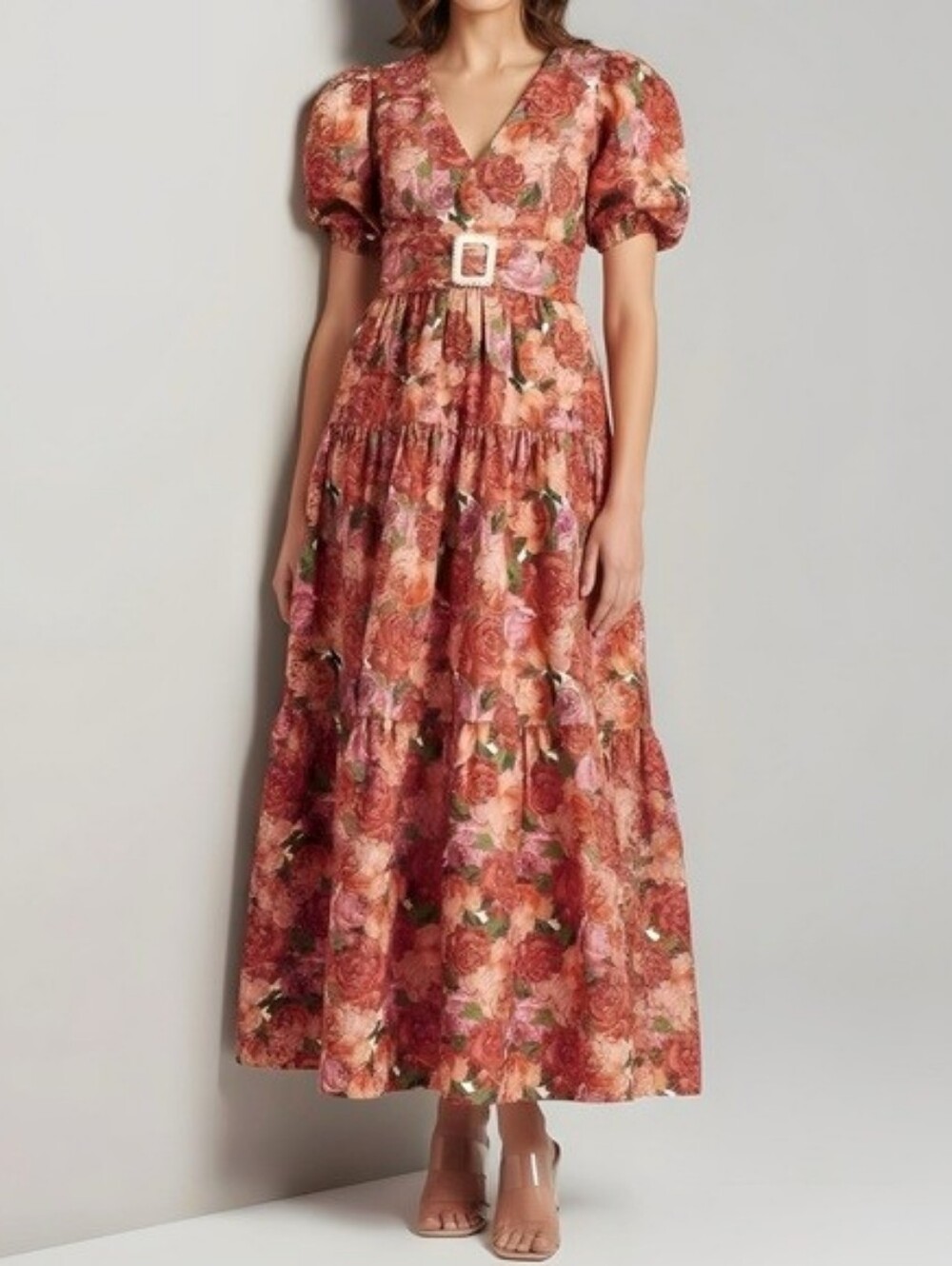 NWT Sachin & Babi Carina Belted Floral Dress - Picture 5 of 14